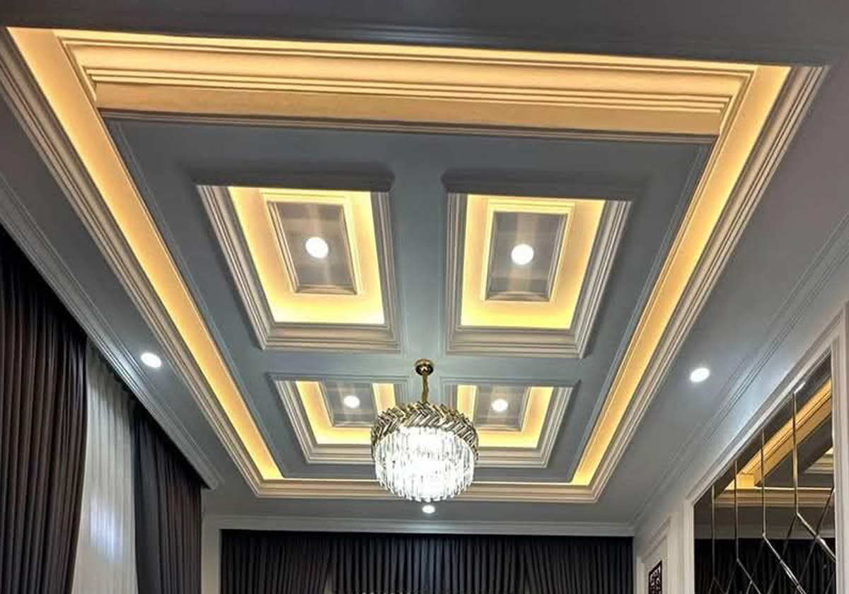 Hasil Pemasangan Gypsum